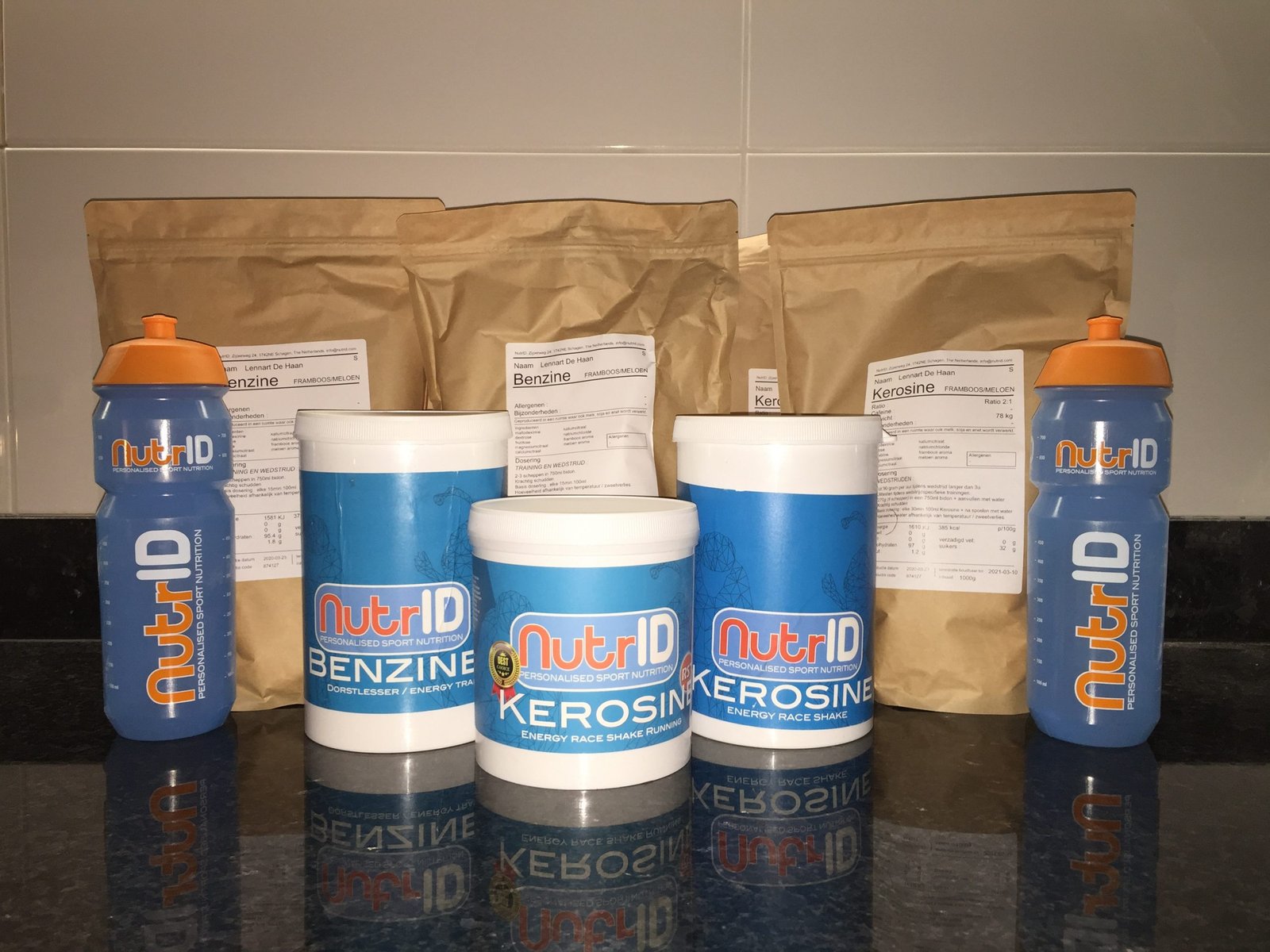 NutrID nutrition sports triathlete energy drink Iron Len